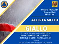 Allerta Meteo Gialla