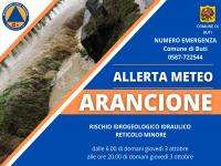 Allerta meteo arancione