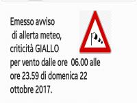 ALLERTA METEO - VENTO FORTE