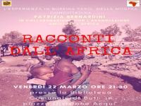 RACCONTI DELL'AFRICA - VENERDI' 22 MARZO 2019