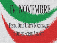 CELEBRAZIONE DELLA GIORNATA DELL'UNITA' NAZIONALE E DELLE FORZE ARMATE - 4 NOVEMBRE 2018